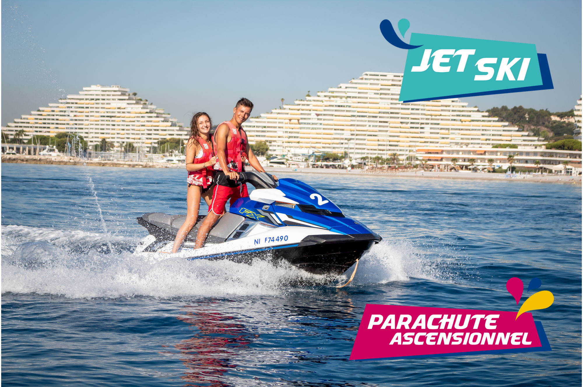Pack Jet Ski et Parachute Ascensionnel